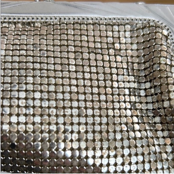 Whiting & Davis Metallic Mesh Clutch Vintage - Picture 3 of 12
